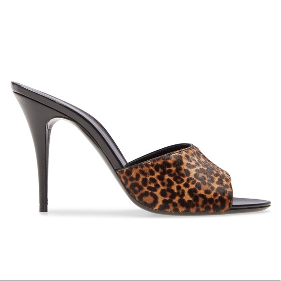 Saint Laurent Genuine Calf Hair Slide - Picture 3 of 3